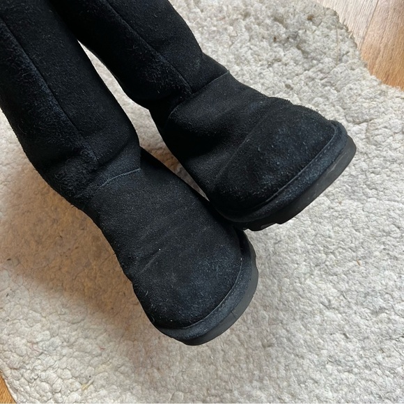 BEARPAW Women's Phylly Black Suede Women's Classic Boots Size 9 - Picture 6 of 13